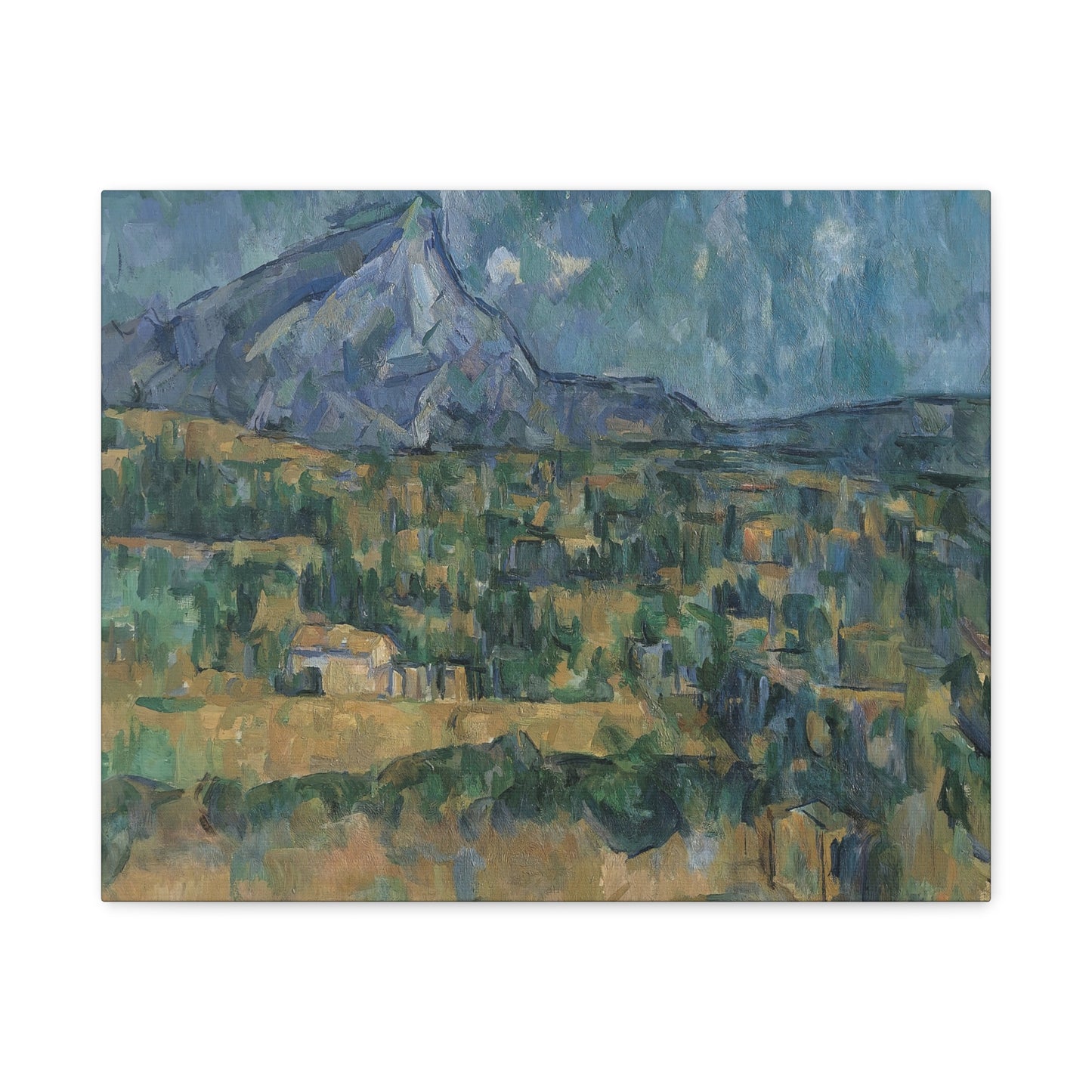 Cézanne, Paul - Mont Sainte-Victoire (1902) - Canvas Block, unframed