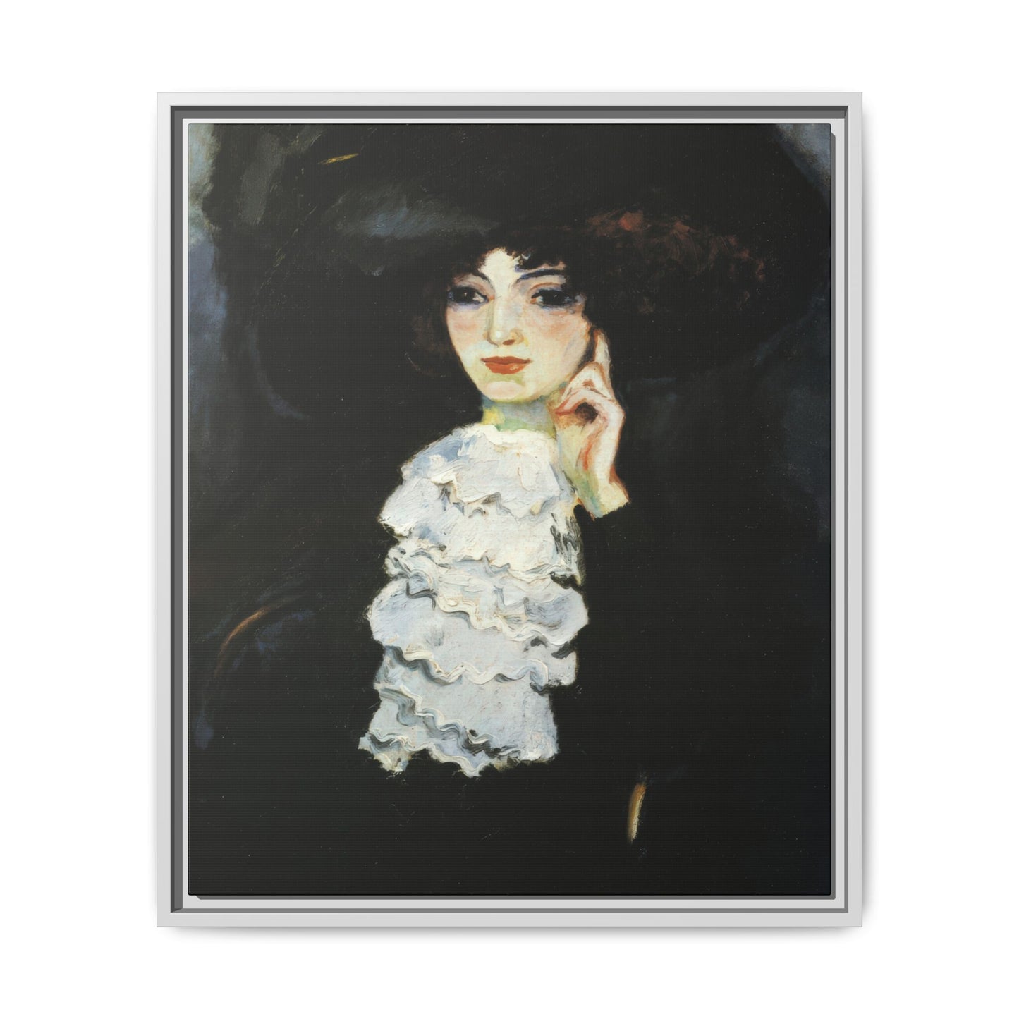 Van Dongen, Kees - Woman with Frill (1905) - Matte Canvas, Framed
