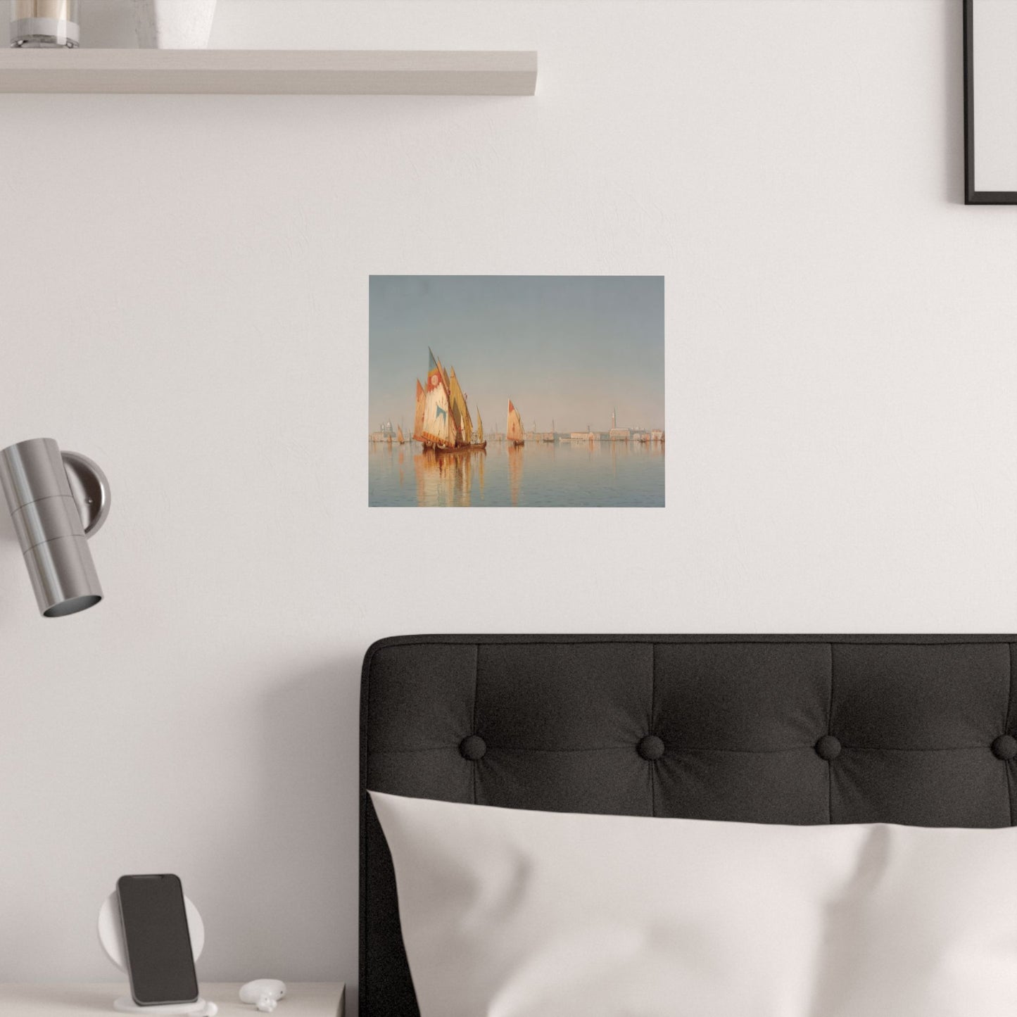 Gifford, Sanford Robinson - Venetian Sails: A Study (1873) - Satin Posters