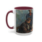 Cézanne, Paul - The Card Players (1892) - Colorful Accent Mugs