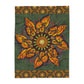 Monarch Butterfly Mandala - Arctic Fleece Blanket