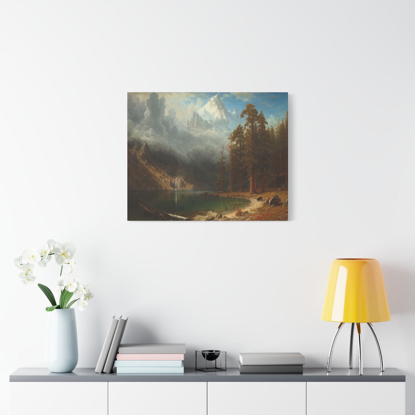Bierstadt, Albert - Mount Corcoran (1877)- Canvas Block, unframed