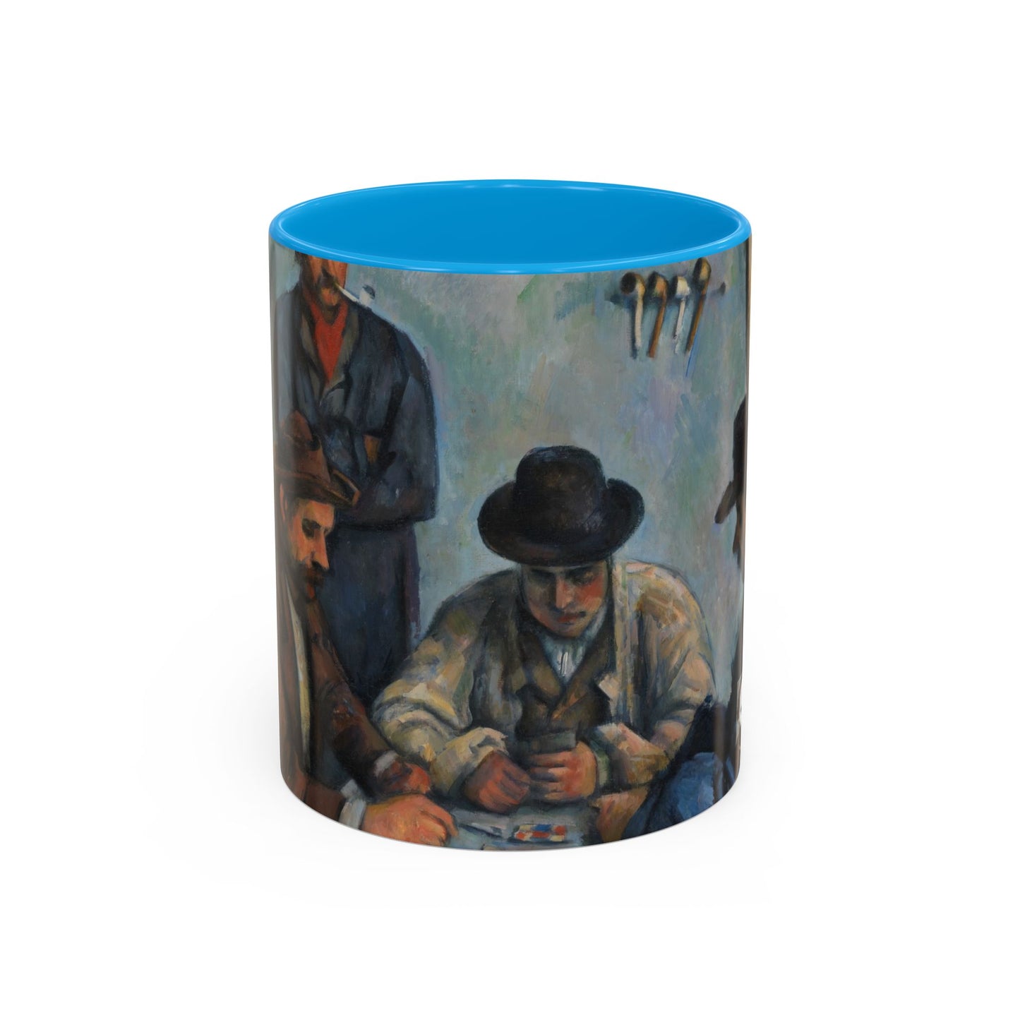 Cézanne, Paul - The Card Players (1892) - Colorful Accent Mugs
