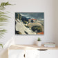 Cézanne, Paul - L’Estaque, Melting Snow (1870) - Matte Canvas, Framed