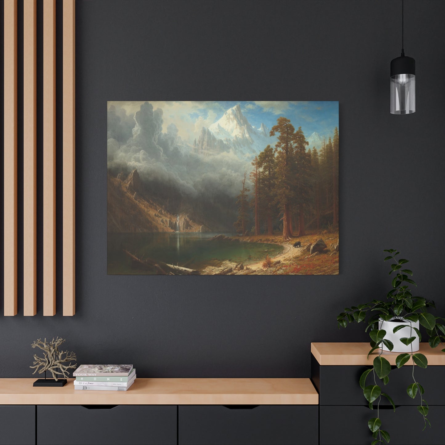 Bierstadt, Albert - Mount Corcoran (1877)- Canvas Block, unframed