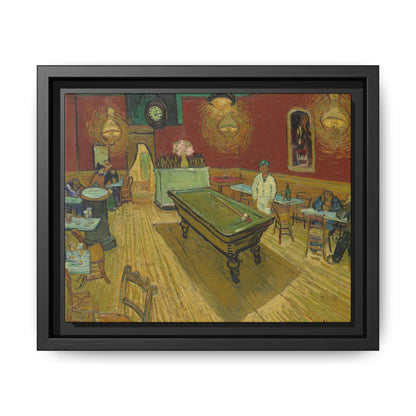 Van Gogh, Vincent - The Night Cafe (1888) - Matte Canvas, Framed