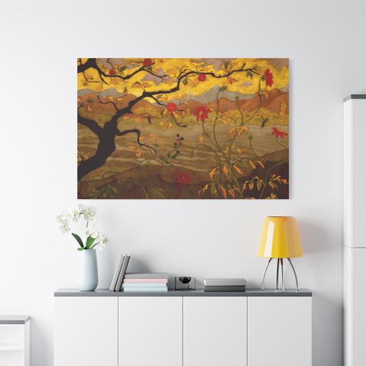 Ranson, Paul - Apple Tree with Red Fruit (1902) - Canvas Block, unframed