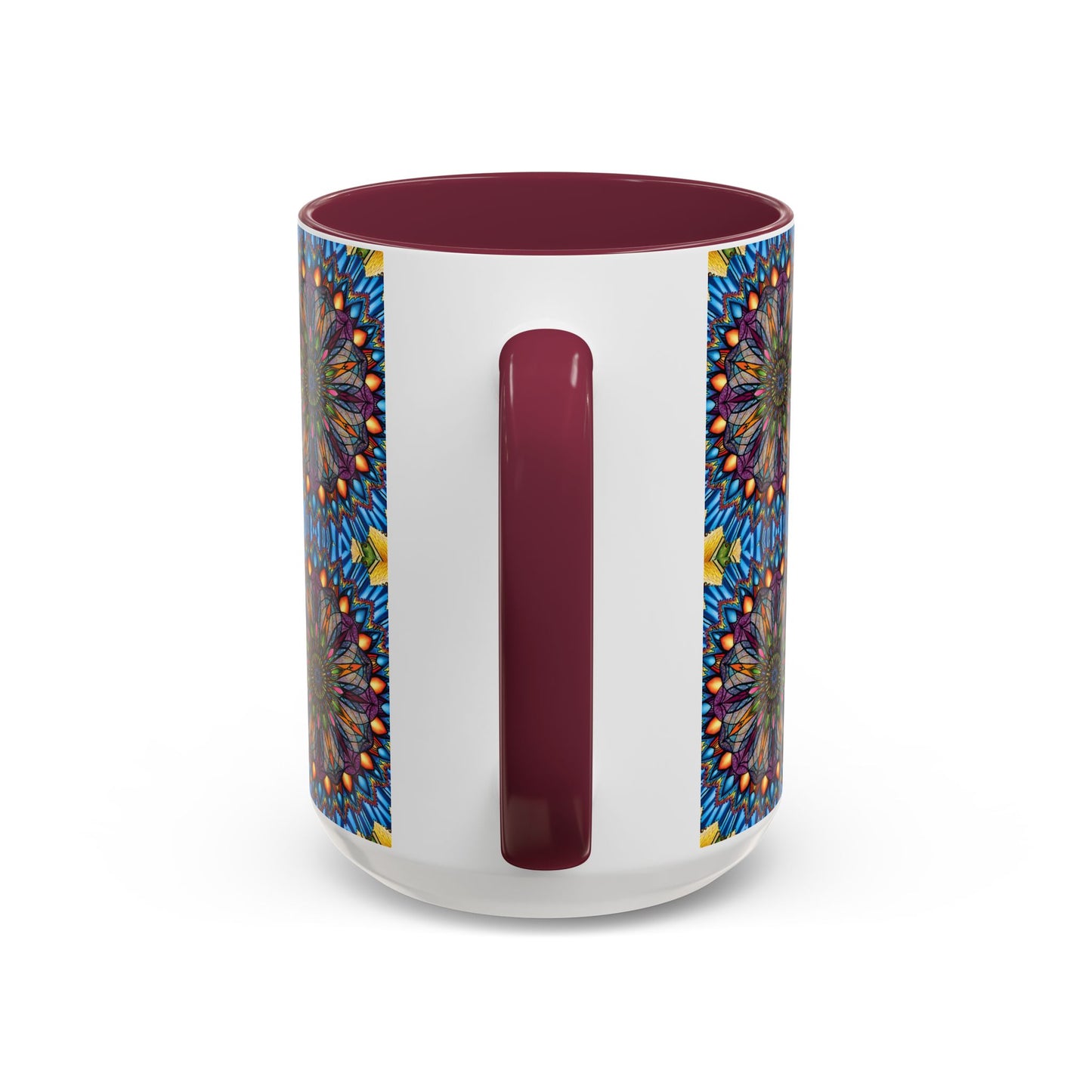 Pacio, Adam - Emerald Arrows Mandala - Colorful Accent Mugs