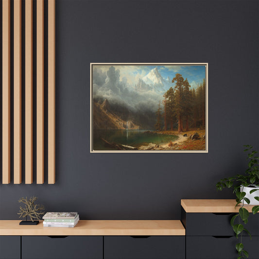 Bierstadt, Albert - Mount Corcoran (1877) - Matte Canvas, Framed