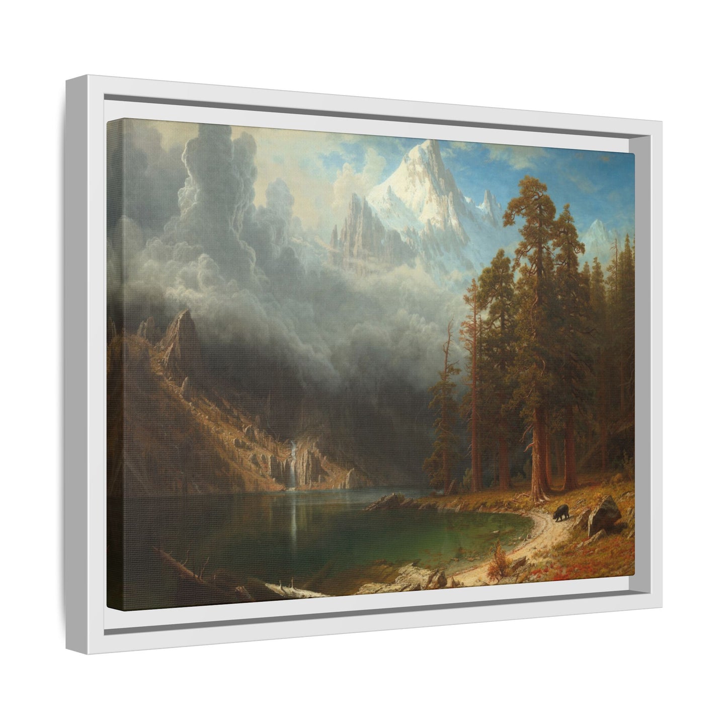Bierstadt, Albert - Mount Corcoran (1877) - Matte Canvas, Framed