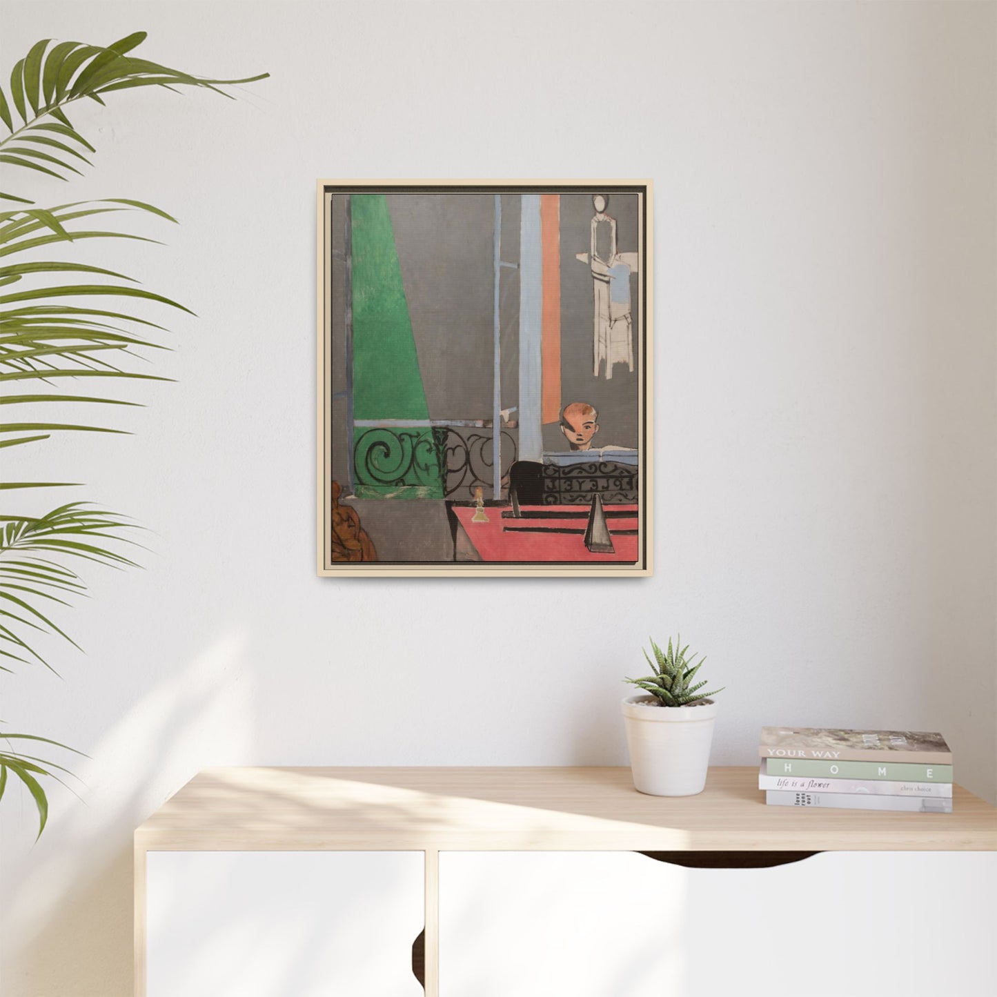 Matisse, Henri - Piano Lesson (1916) - Matte Canvas, Framed