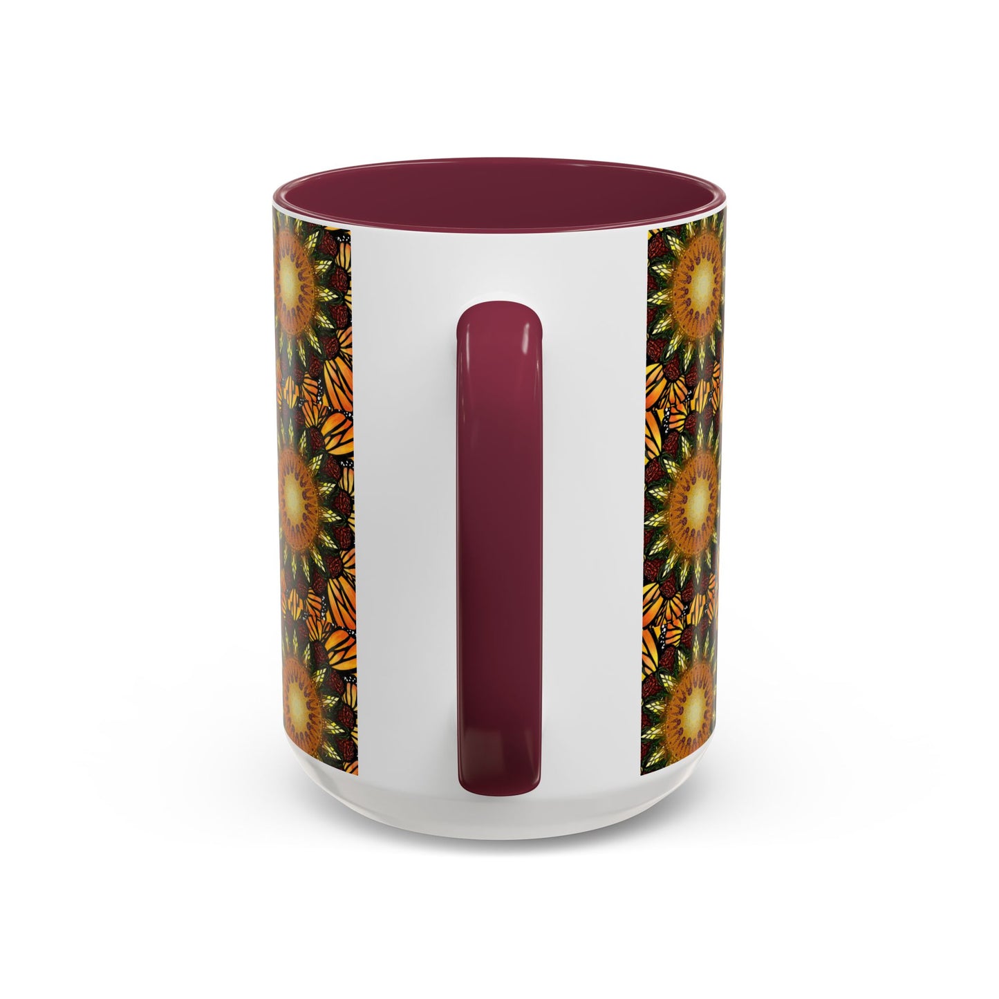 Pacio, Adam - Monarch Butterfly Mandala - Colorful Accent Mugs
