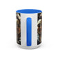 Courbet, Gustave - The Desperate Man (1843) - Colorful Accent Mugs