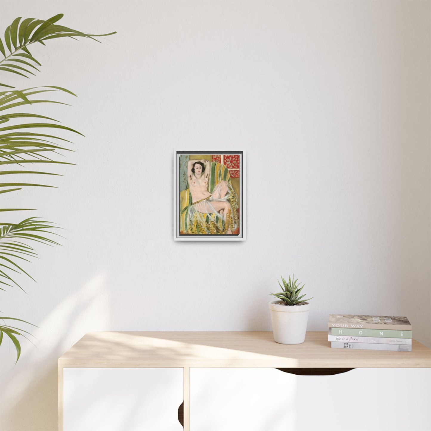 Matisse, Henri - Odalisque with Raised Arms (1923) - Matte Canvas, Framed