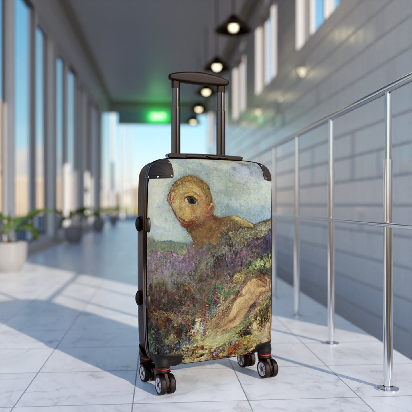 Redon, Odilon - The Cyclops (1914) - Suitcase