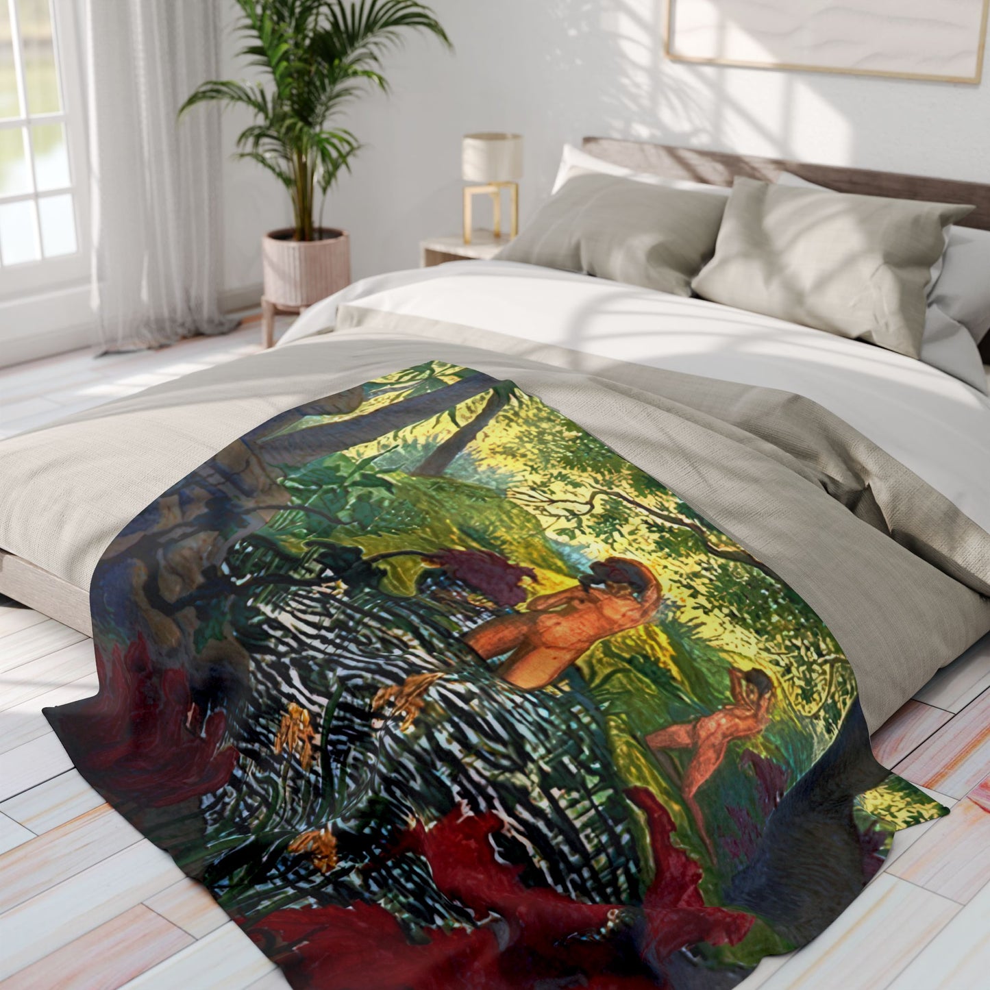 Ranson, Paul - The Lotus Bather (1906) - Arctic Fleece Blanket