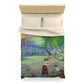 Ranson, Paul - Picking Flowers (1890) - Microfiber Duvet Cover