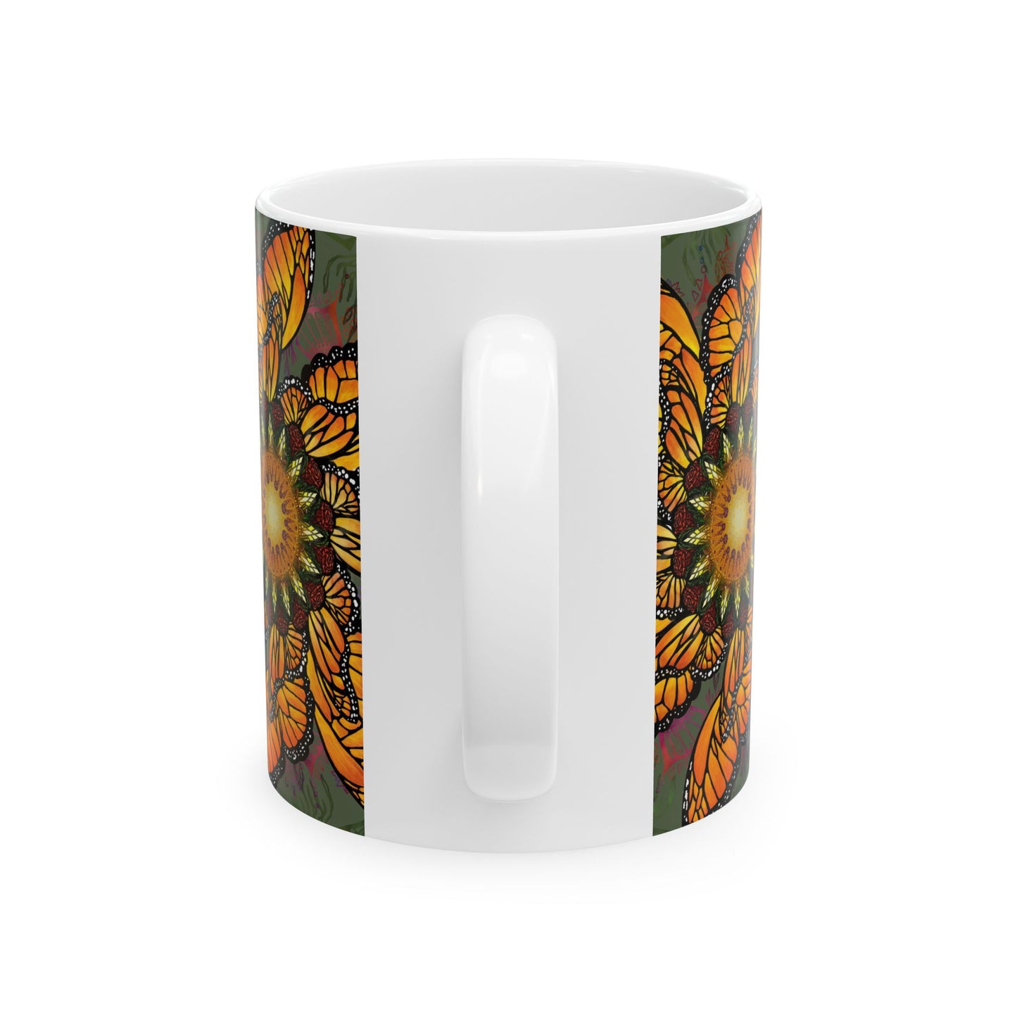 Pacio, Adam - Monarch Butterfly Mandala - Ceramic Mug