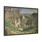 Cézanne, Paul - The House of the Hanged Man, Auvers-sur-Oise (1874) - Matte Canvas, Framed