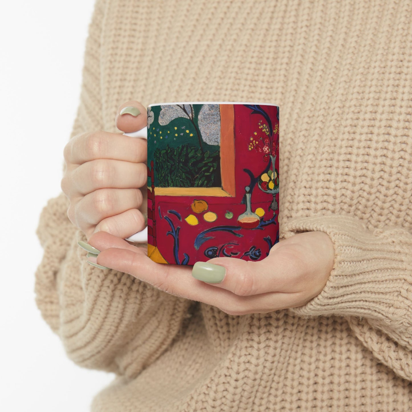 Matisse, Henri - The Dessert Harmony in Red (1908) - Ceramic Mug