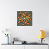 Monarch Butterfly Mandala A - Canvas