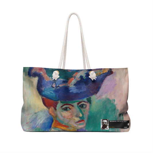 Matisse, Henri - Woman with a Hat (1905) - Weekender Bag