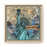 Liberty Mandala - Framed Canvas