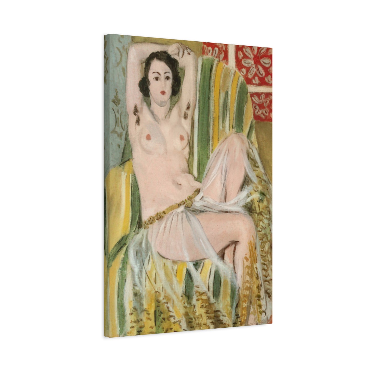 Matisse, Henri - Odalisque with Raised Arms (1923) - Canvas Block, unframed