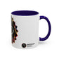 AdamPacio.com - Black Logo - Colorful Accent Mugs