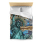 Pacio, Adam - Liberty Mandala - Microfiber Duvet Cover