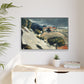 Cézanne, Paul - L’Estaque, Melting Snow (1870) - Matte Canvas, Framed