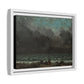 Courbet, Gustave - The Sea (1865) - Matte Canvas, Framed