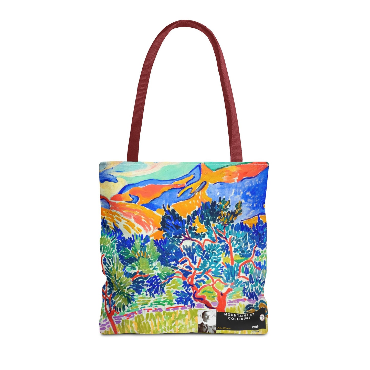 Derain, André - Mountains at Collioure (1905) - Tote Bag