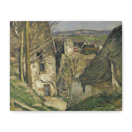 Cézanne, Paul - The House of the Hanged Man (1874) - Canvas Block, unframed