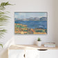 Cézanne, Paul - The Bay of Marseille, Seen from L'Estaque (1885) - Matte Canvas, Framed