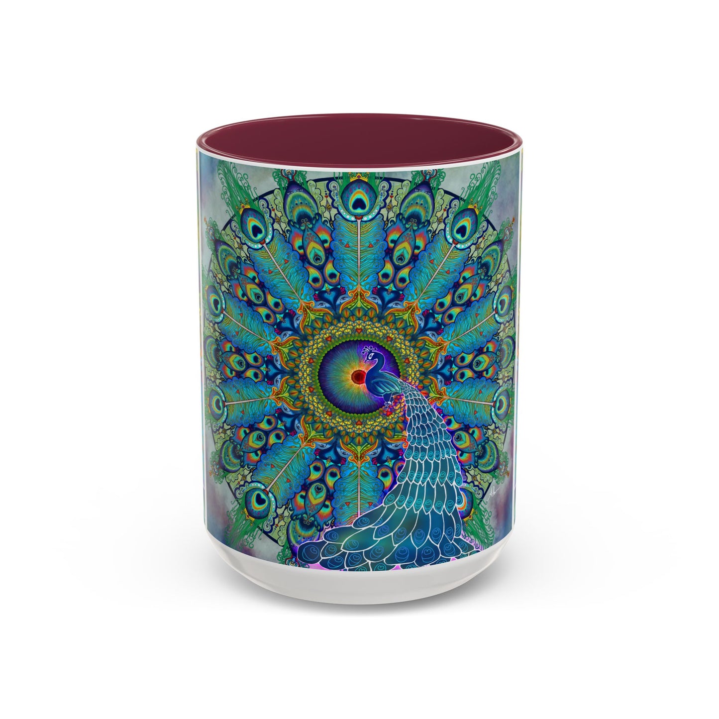 Pacio, Adam - Melek Taus Mandala - Colorful Accent Mugs