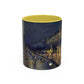 Pissarro, Camille - The Boulevard Montmartre At Night (1897) - Colorful Accent Mugs