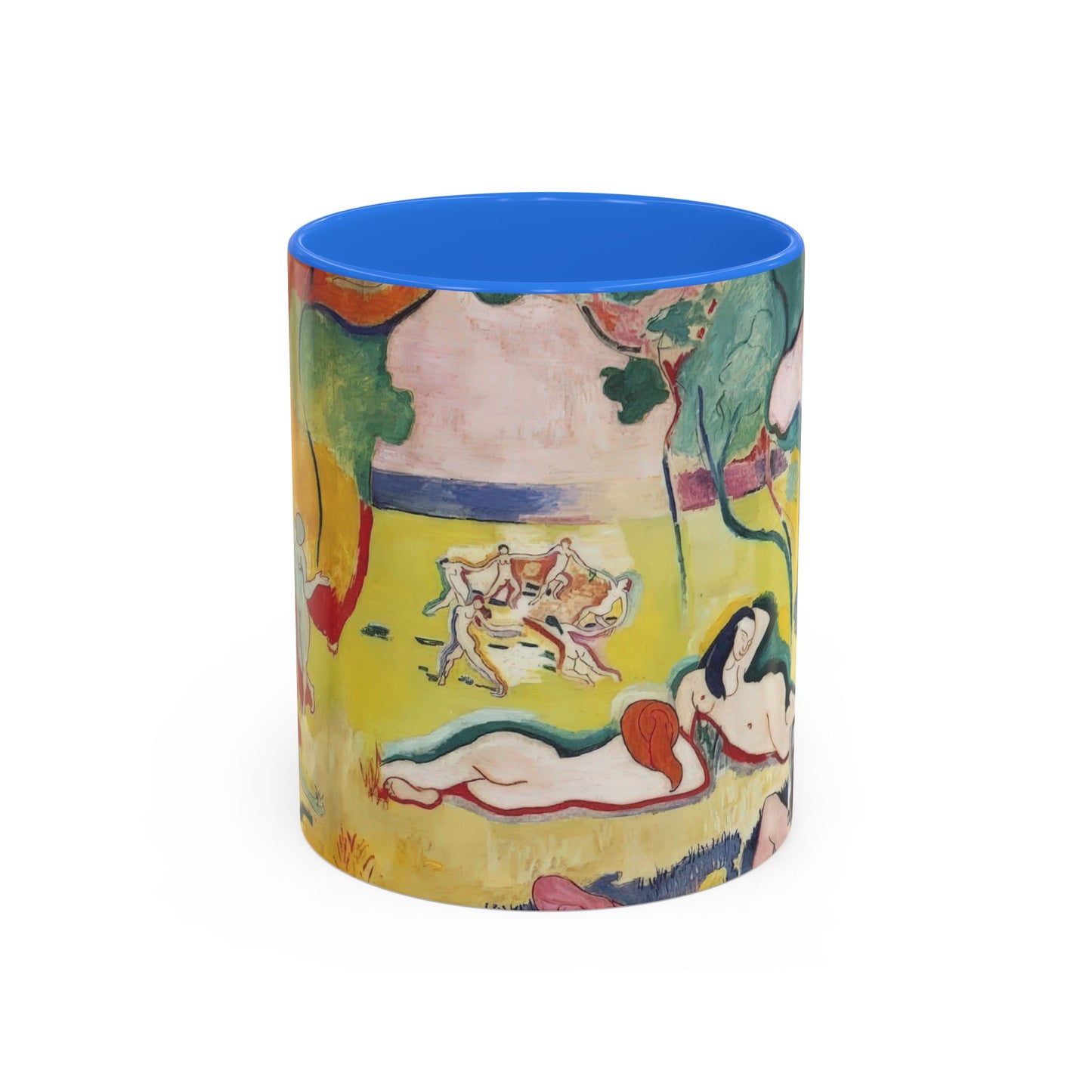 Matisse, Henri - The Joy of Life (1905) - Colorful Accent Mugs