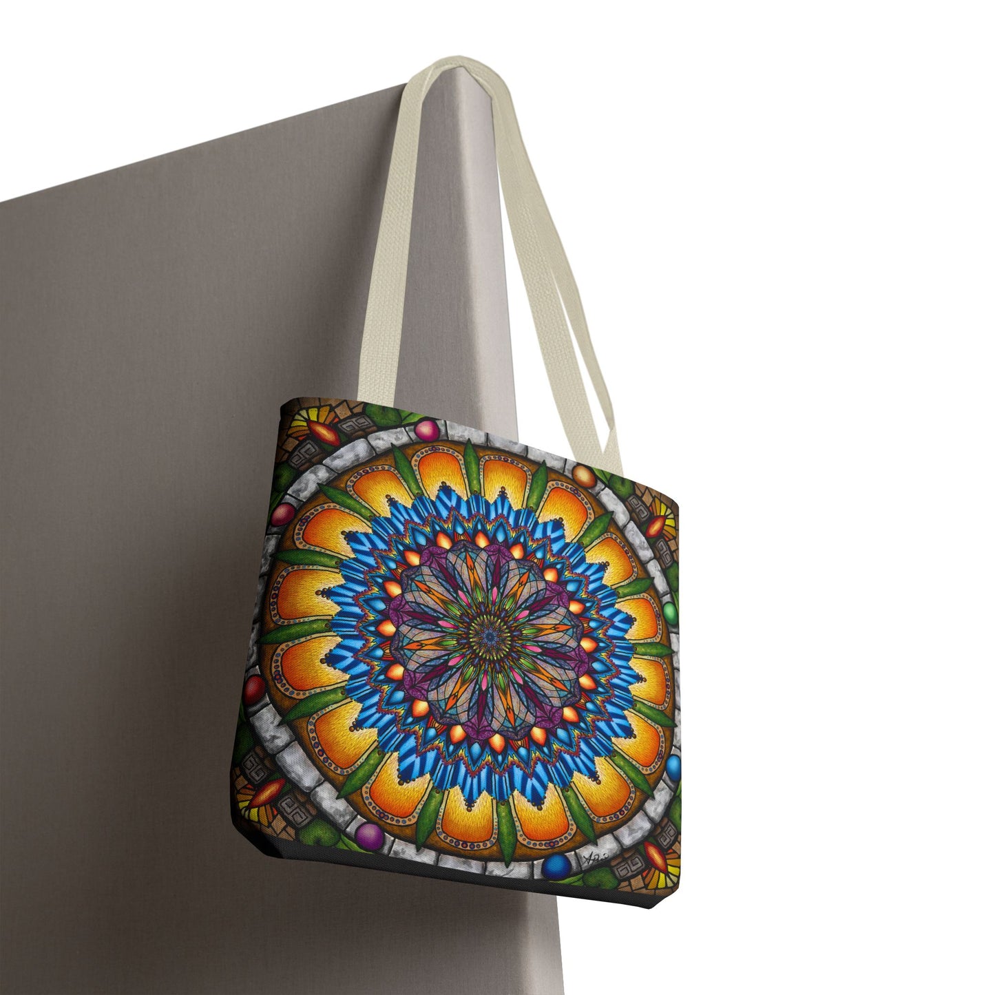 Pacio, Adam - Emerald Arrows Mandala - Tote Bag