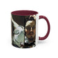 Courbet, Gustave - The Desperate Man (1843) - Colorful Accent Mugs