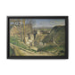 Cézanne, Paul - The House of the Hanged Man, Auvers-sur-Oise (1874) - Matte Canvas, Framed