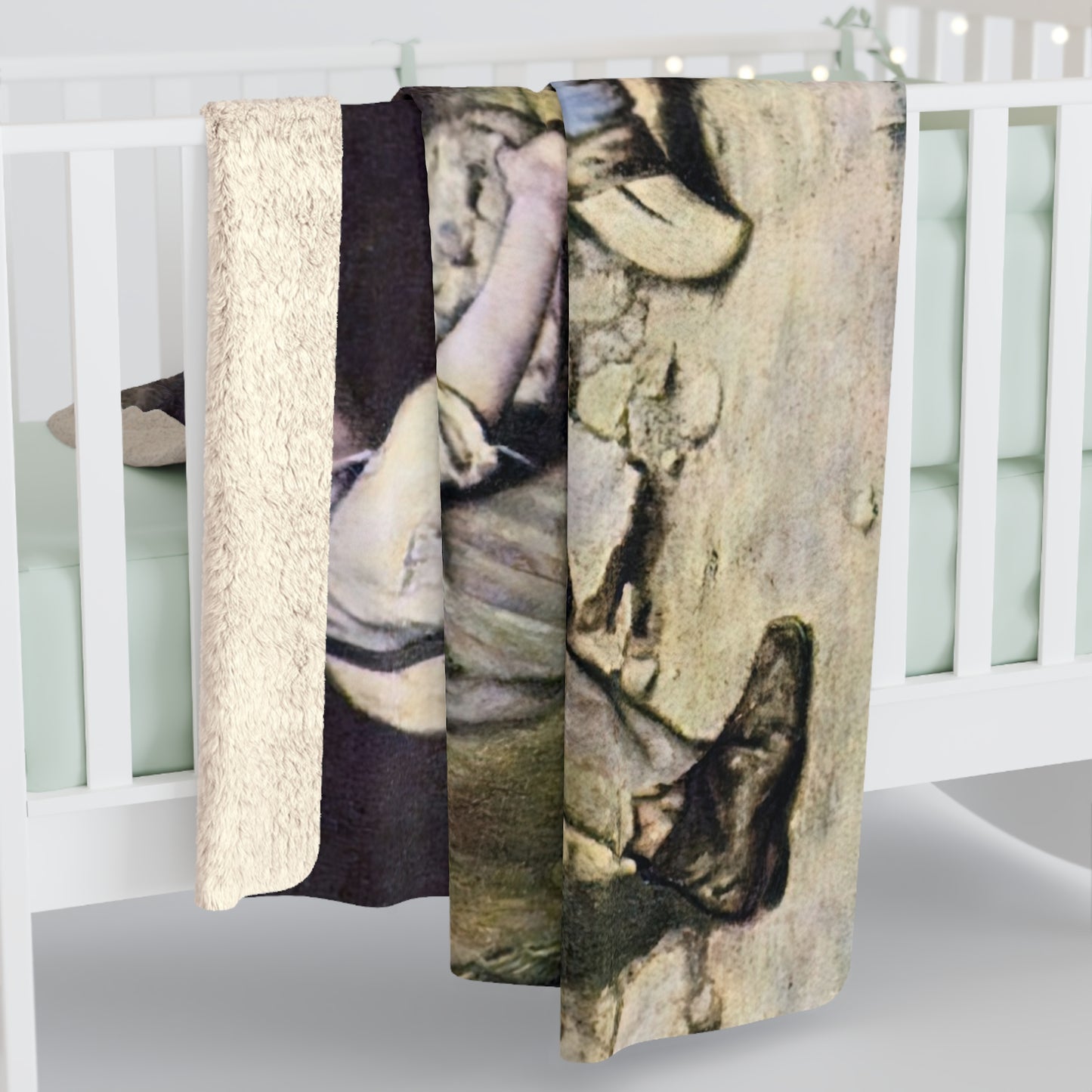 Courbet, Gustave - The Stone Breakers (1850) - Sherpa Fleece Blanket