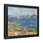 Cézanne, Paul - The Bay of Marseille, Seen from L'Estaque (1885) - Matte Canvas, Framed