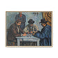 Cézanne, Paul - The Card Players (1892) - Matte Canvas, Framed