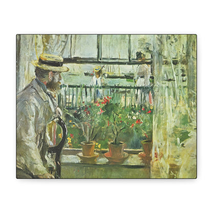 Morisot, Berthe - Eugene Manet on the Isle of Wight (1875) - Canvas Block, unframed