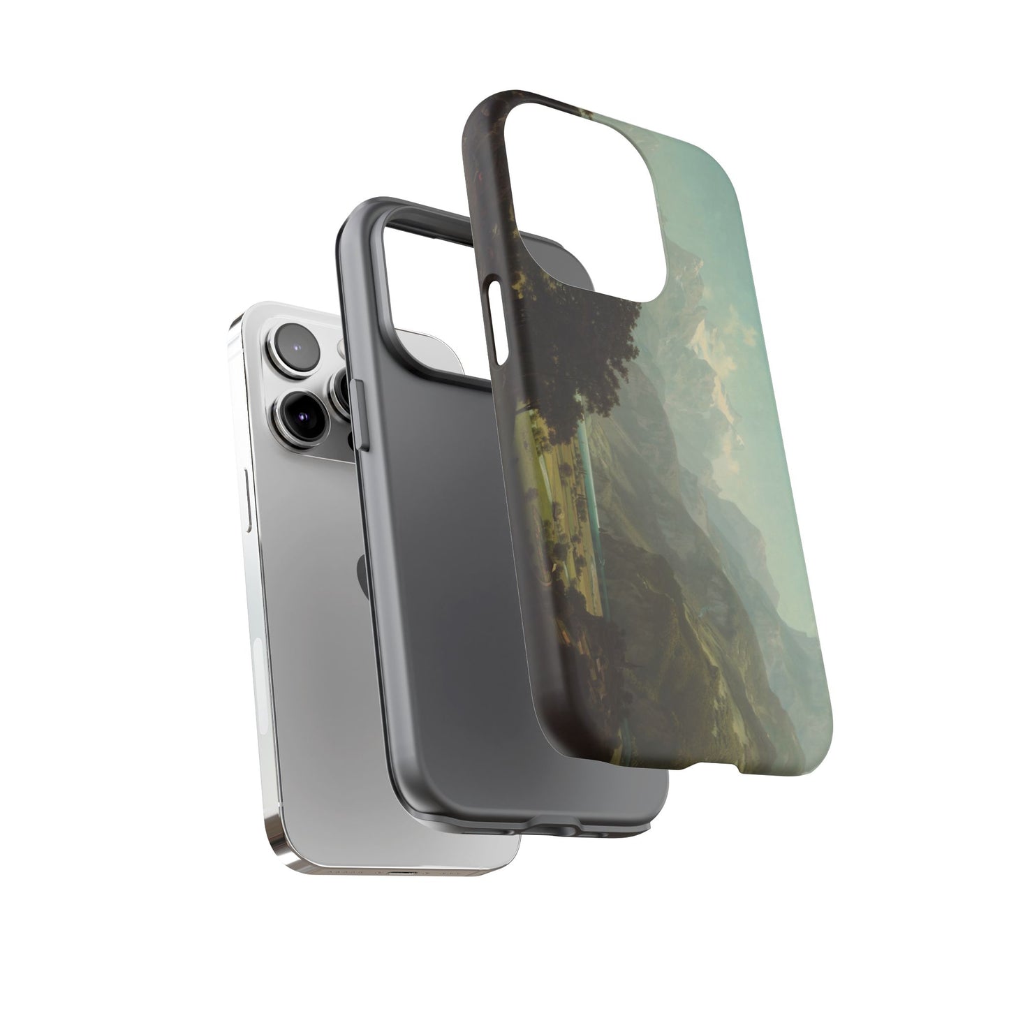 Bierstadt, Albert - Lake Lucerne (1858) - Tough Phone Cases