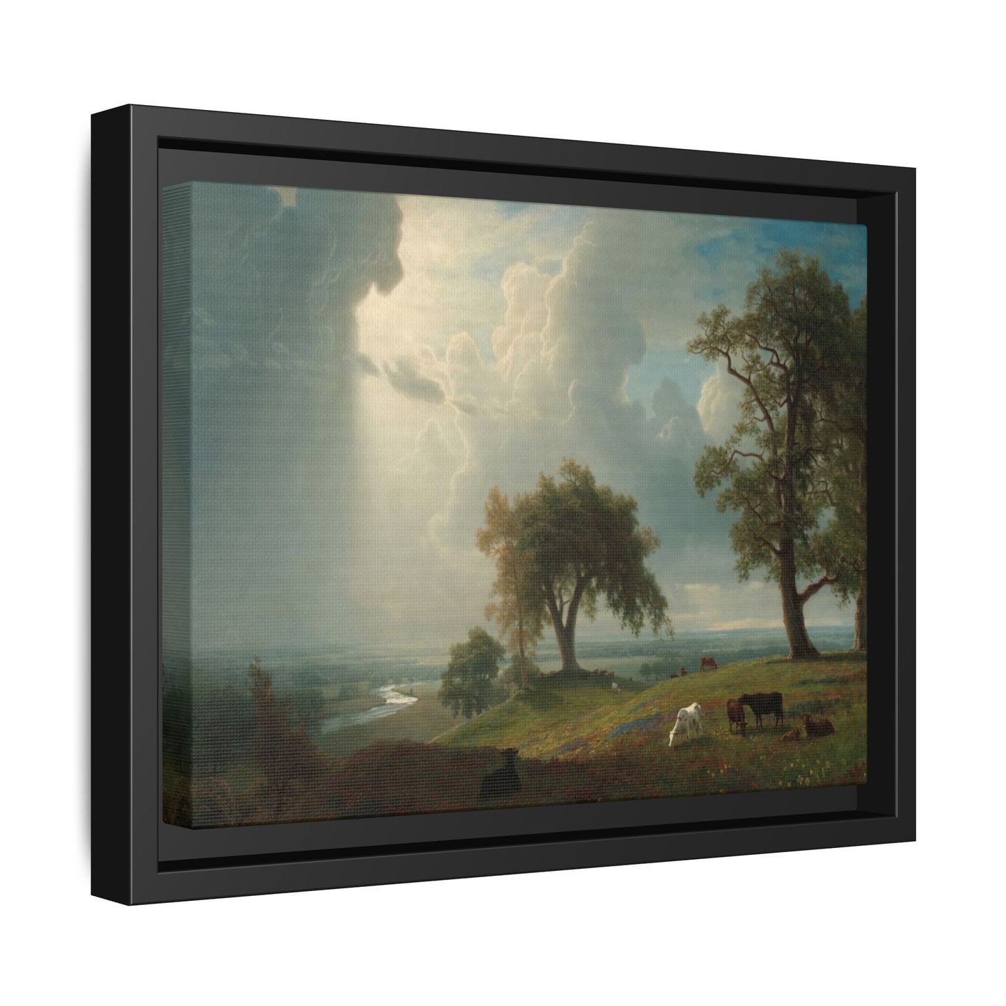 Bierstadt, Albert - California Spring (1875) - Matte Canvas, Framed