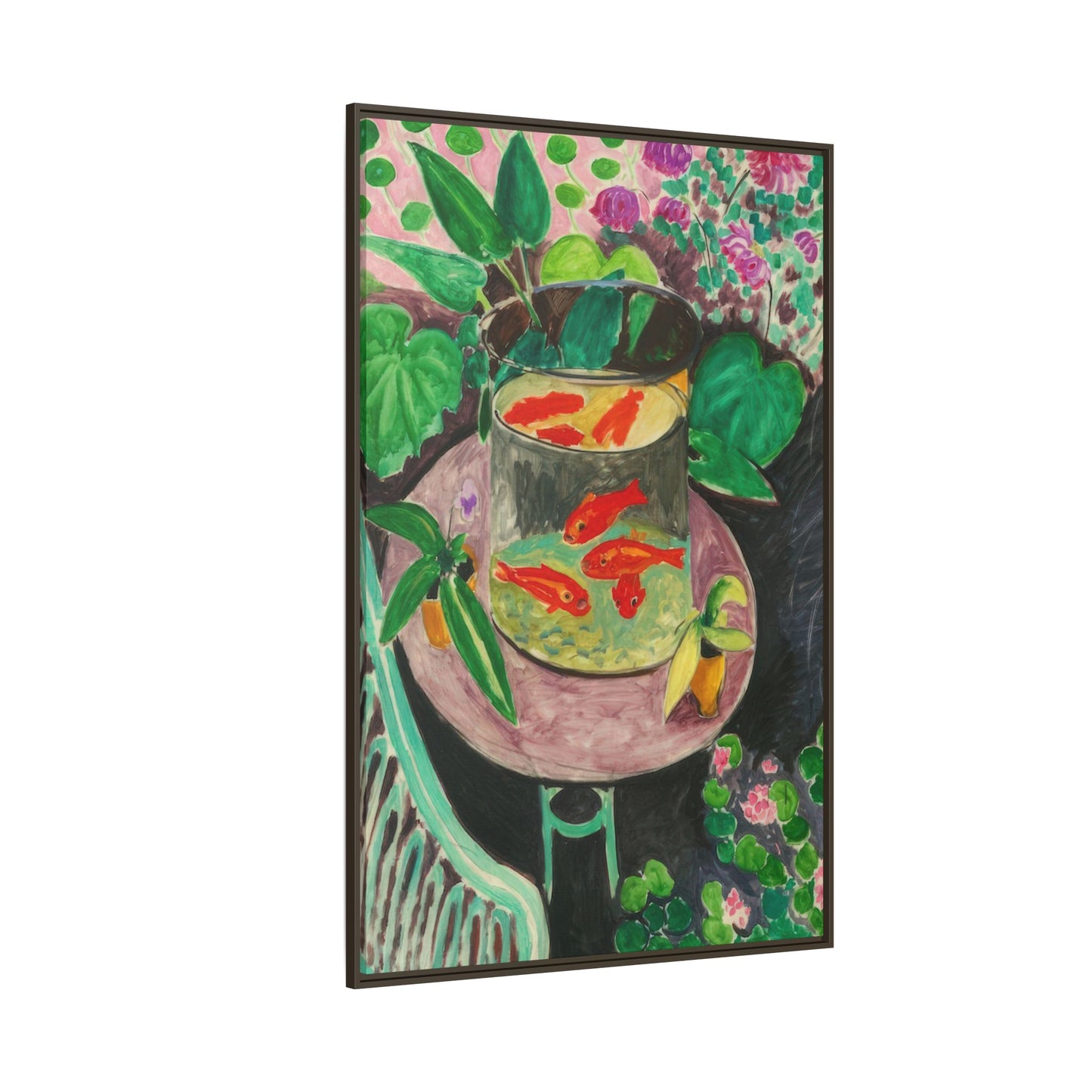 Matisse, Henri - The Goldfish (1912) - Matte Canvas, Framed