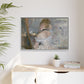 Morisot, Berthe - Woman at Her Toilette (1880) - Matte Canvas, Framed