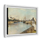 Morisot, Berthe - The Harbor at Lorient (1869) - Matte Canvas, Framed